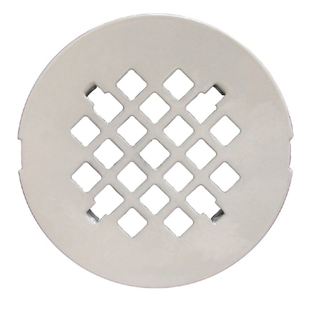 Jones Stephens White Epoxy Coated Replacement Strainer, Snap-in D40004